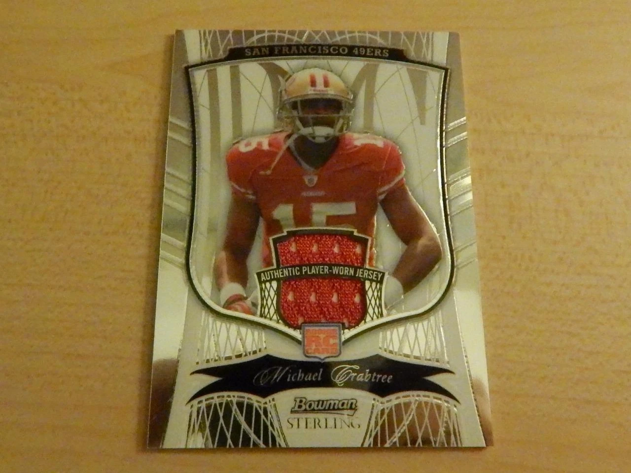 2009 BOWMAN STERLING MICHAEL CRABTREE GAME USED RC #ED /749 RAIDERS HOT
