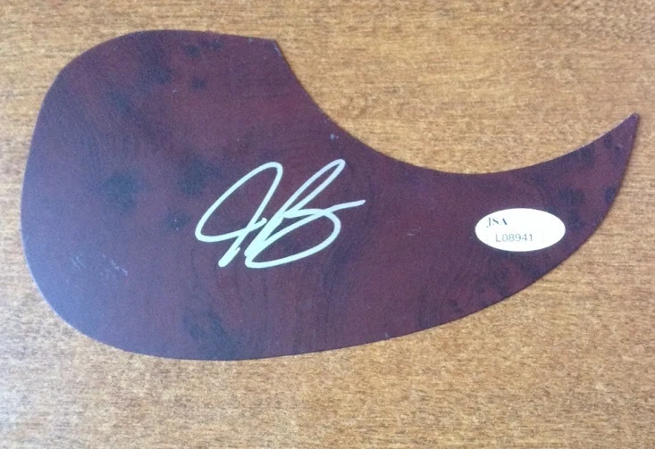 JOE BONAMASSA SIGNED PICK GUARD BLUES LEGEND AUTOGRAPHED JSA COA
