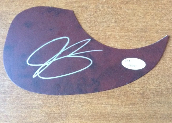 JOE BONAMASSA SIGNED PICK GUARD BLUES LEGEND AUTOGRAPHED JSA COA
