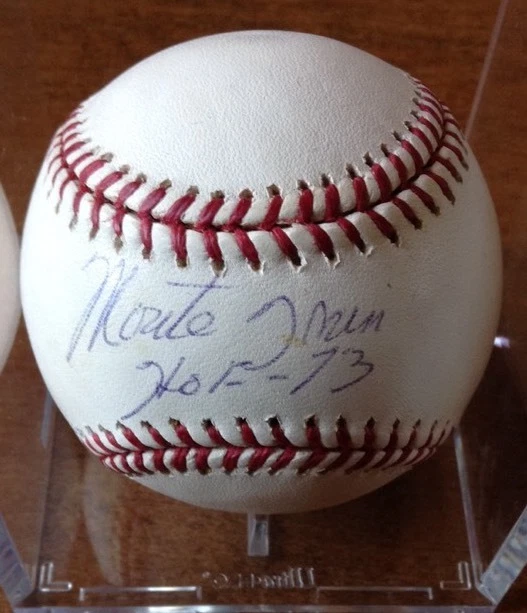 MONTE IRVIN AUTO AUTOGRAPH SIGNED ONL BALL INSCRIBED GIANTS COA REGGIE JACKSON
