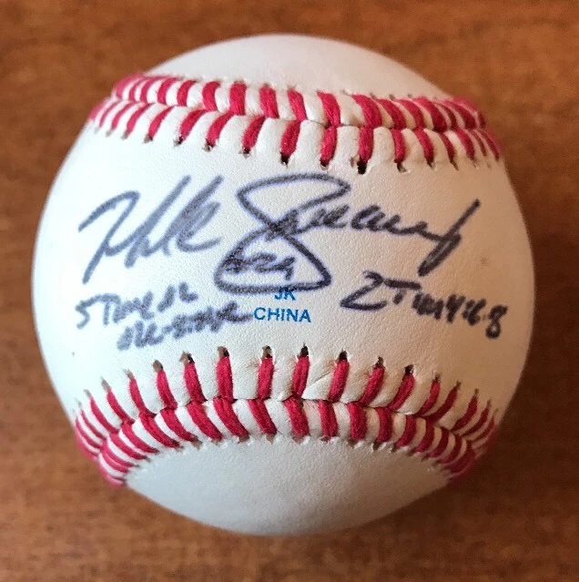 Mike Sweeney Signed LITTLE LEAGUE Baseball JSA COA INSCRIBED 5 Time ALL STAR
