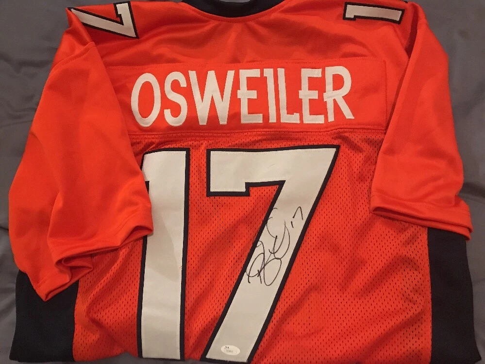 Brock Osweiler Signed Broncos Custom Jersey JSA COA
