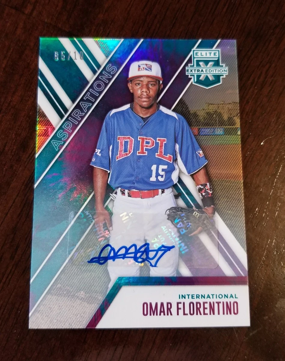 2017 Elite Extra Edition Omar Florentino international PROSPECT AUTO #ED 05/10
