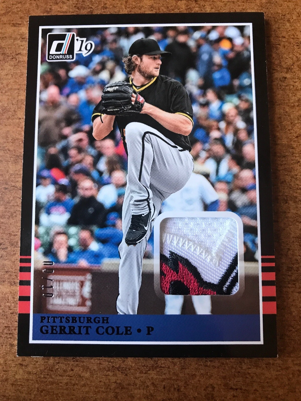 2019 Donruss Retro 1985 SICK PATCH Gerrit Cole 9/10 Ssp Wow
