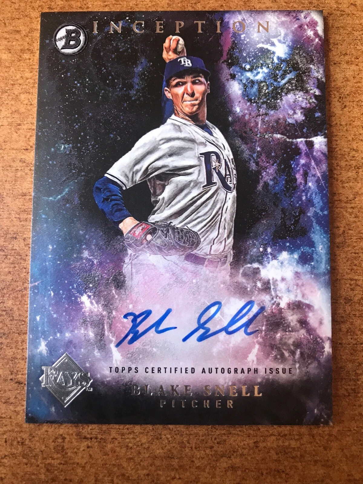 2016 Bowman Inception Prospect Autographs #PABS Blake Snell 2018 Cy Young Winner
