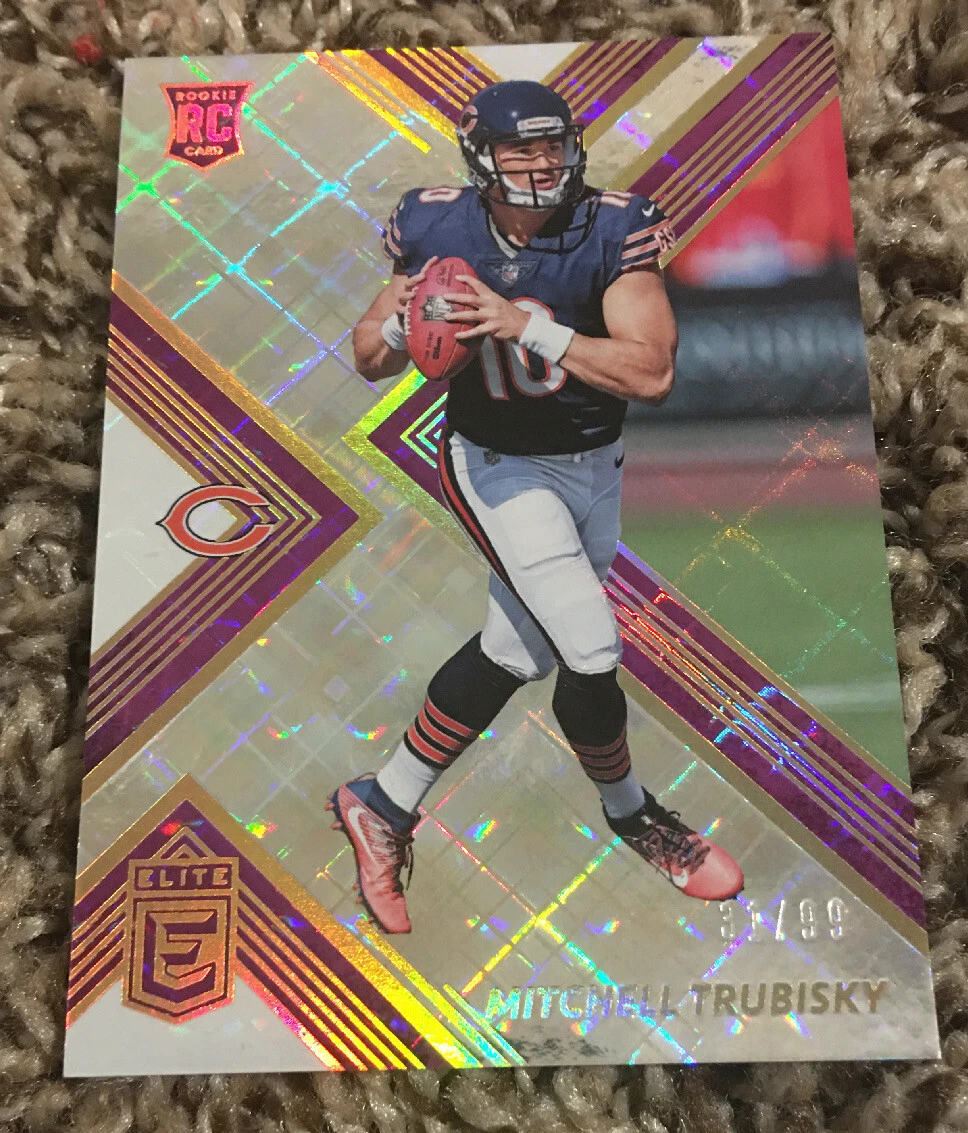2017 Elite MITCHELL TRUBISKY RC PURPLE /99 BEARS
