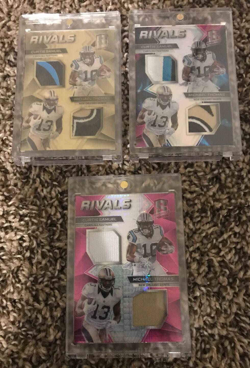2017 PANINI SPECTRA CURTIS SAMUEL MICHAEL THOMAS 1/1 1/2 3/7 Rainbow Starter WOW
