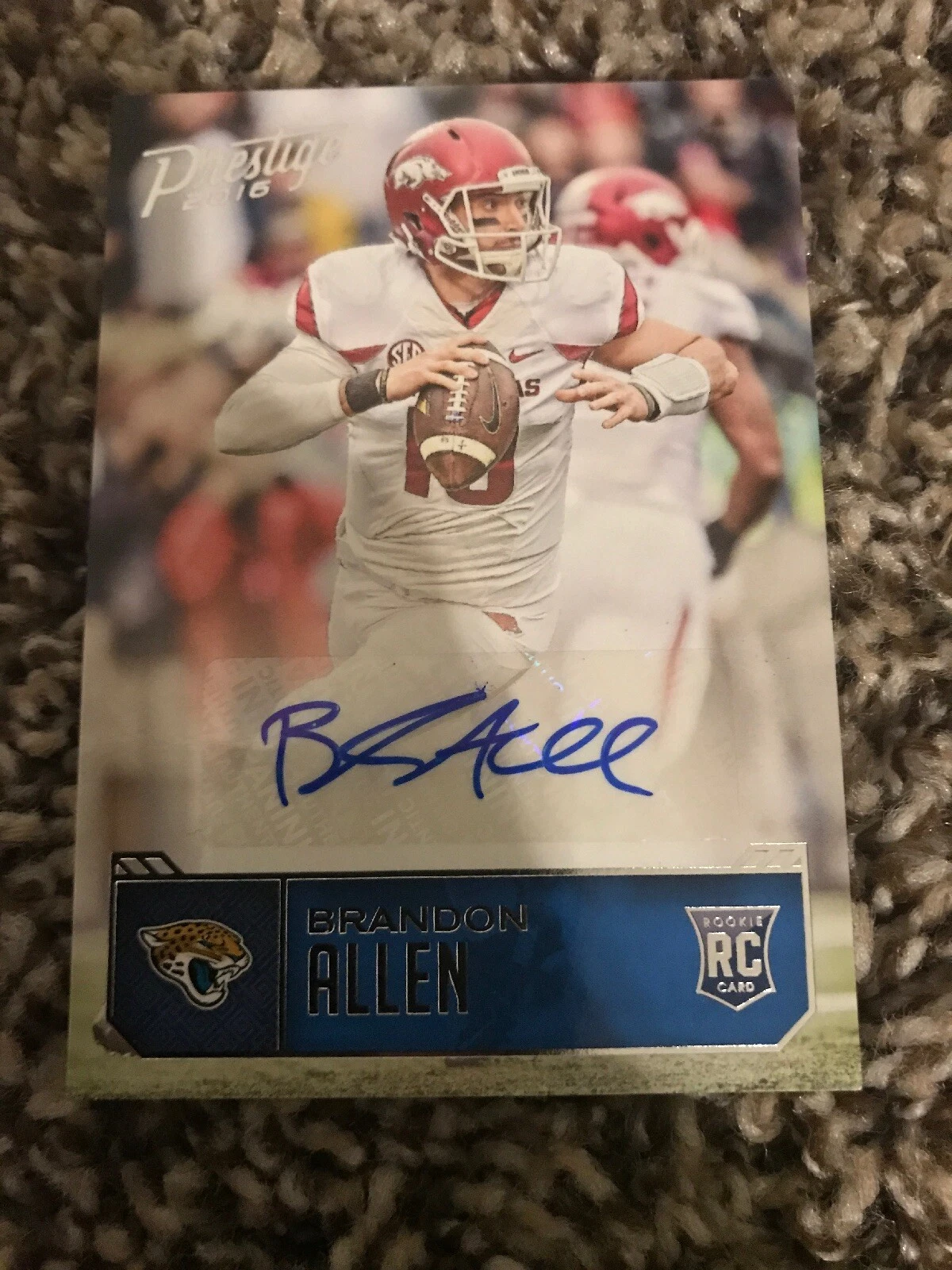 Brandon Allen Auto Autograph 2016 Panini Prestige Rookie Card RC Denver Broncos
