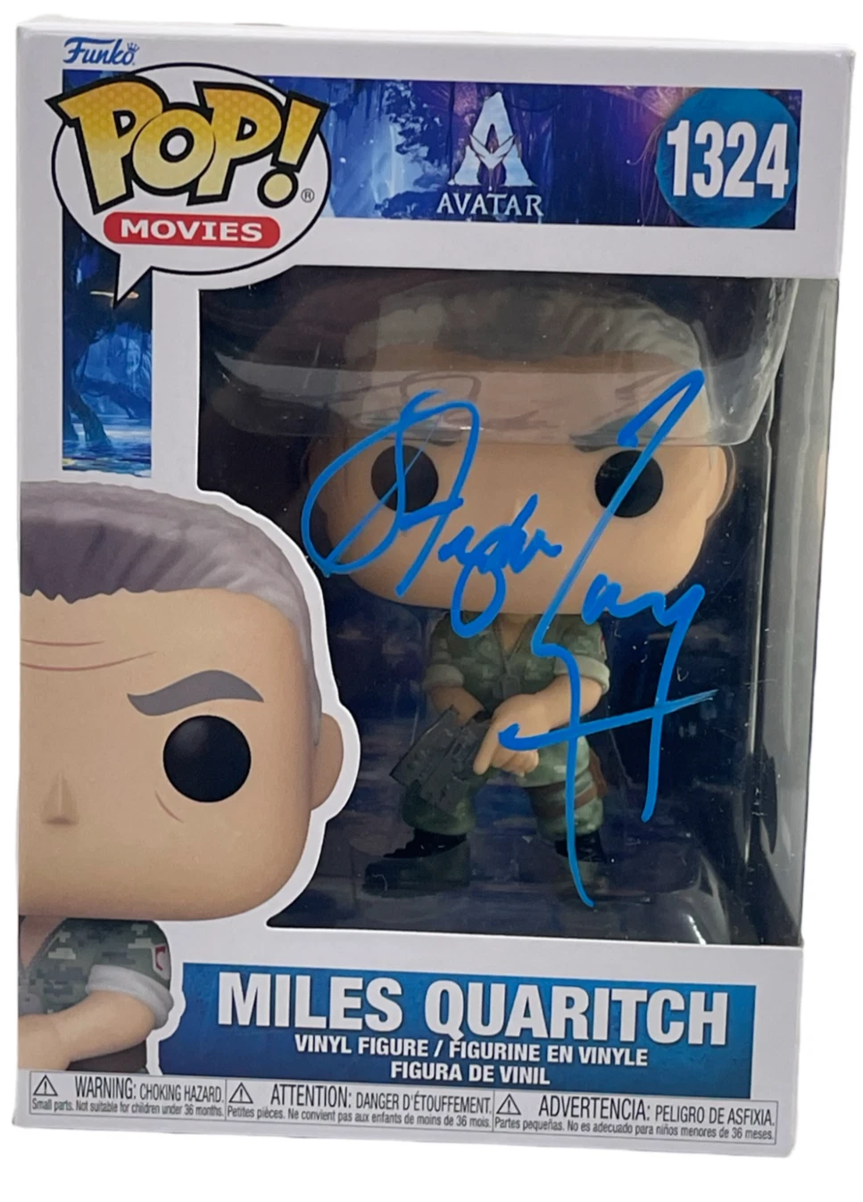 Stephen Lang Signed Avatar Miles Quaritch 1324 Funko Authentic Autograph Beckett
