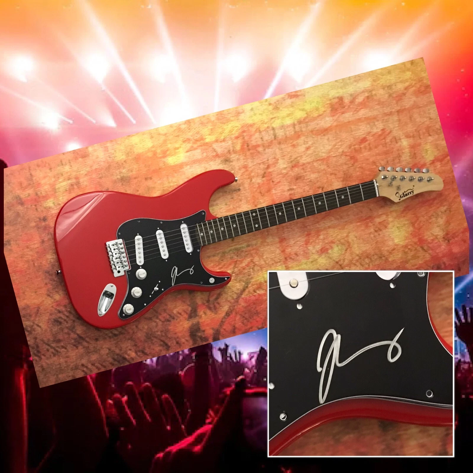 GFA Figures Star Singer * JESSIE REYEZ * Signed Electric Guitar J2 COA
