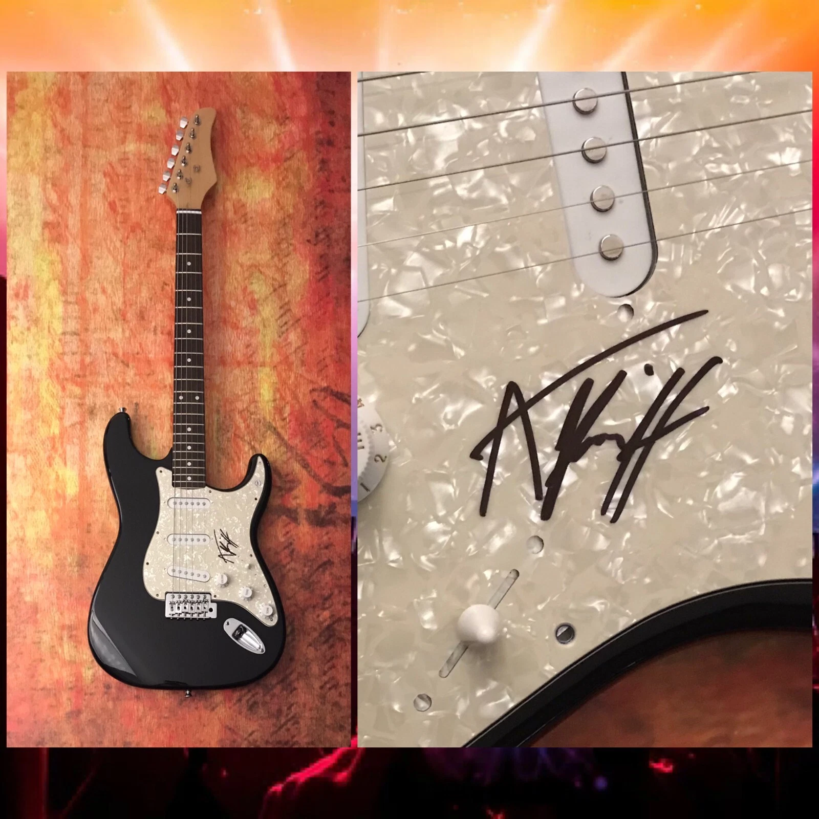 GFA More Than Friands Star * AIDAN BISSETT * Signed Electric Guitar COA
