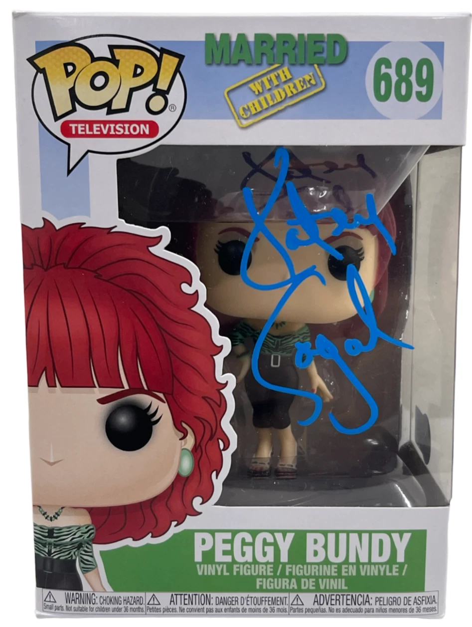 KATEY SAGAL SIGNED PEGGY BUNDY FUNKO 689 MARRIED WITH CHILDREN AUTO BECKETT
