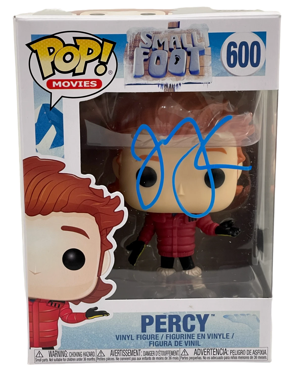 James Corden Signed Funko Figure Small Foot Percy 600 Autograph Beckett
