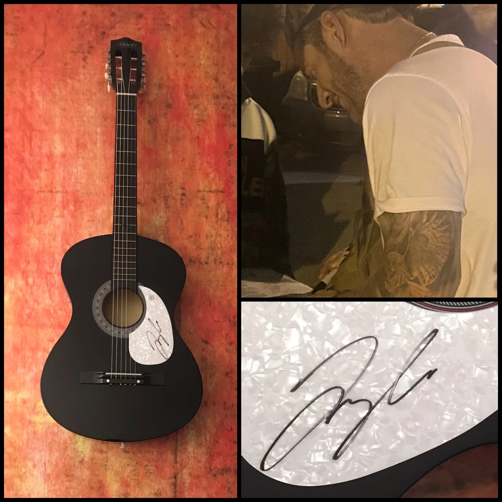 GFA Florida Georgia Line * TYLER HUBBARD * Signed Acoustic Guitar PROOF T2 COA
