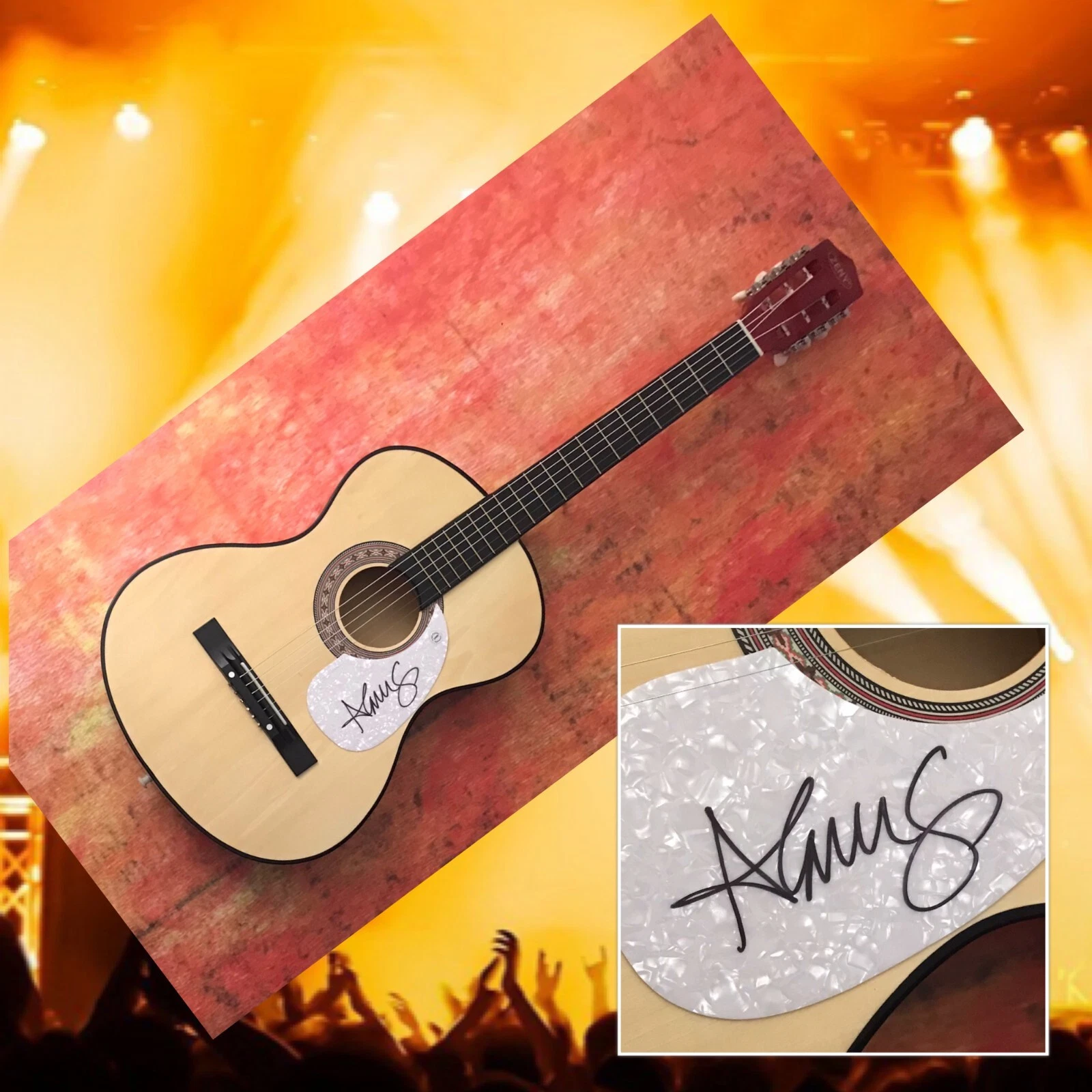 GFA Twenty Something * ALANA SPRINGSTEEN * Signed Acoustic Guitar COA
