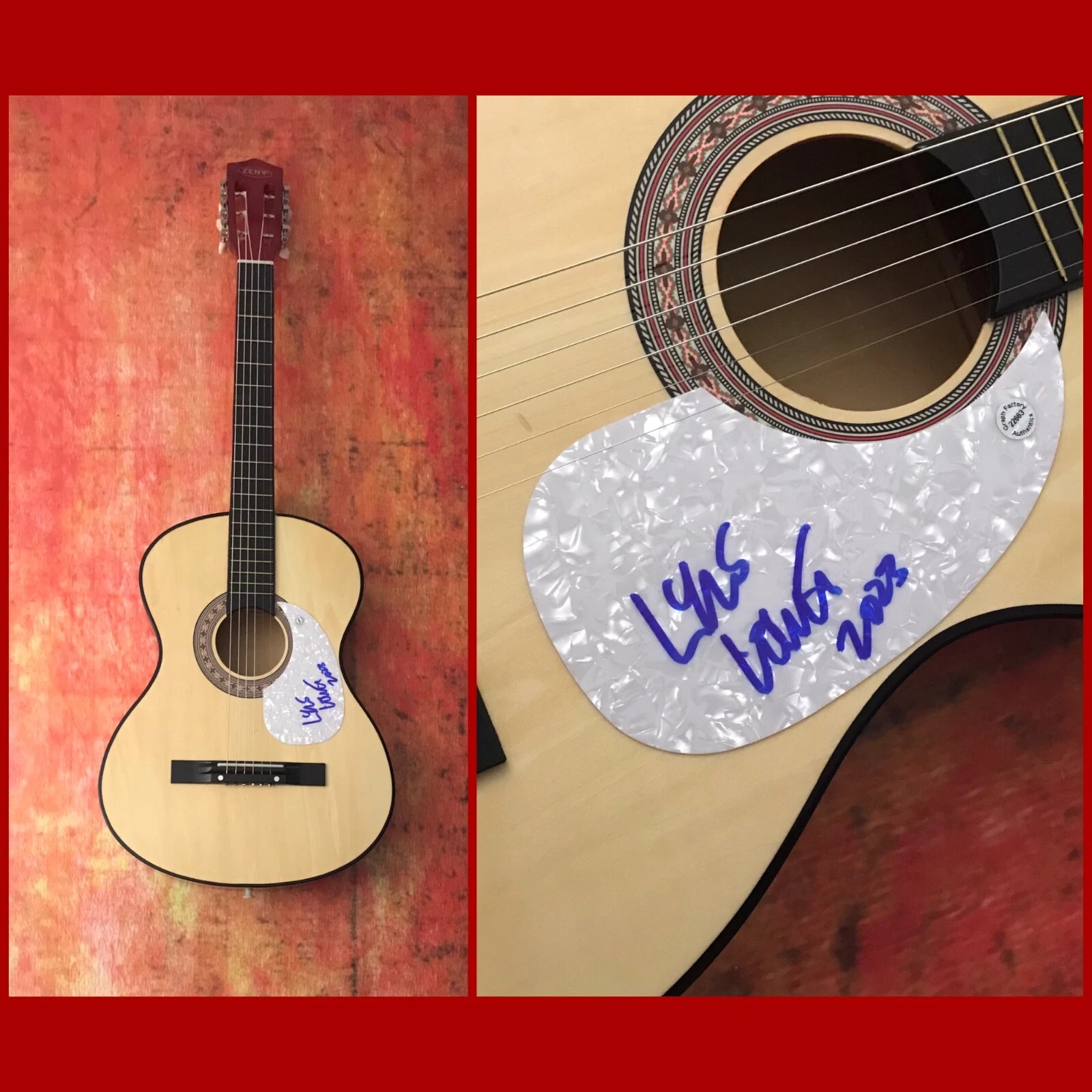 GFA Pontiac If I Had a Boat Star * LYLE LOVETT * Signed Acoustic Guitar L3 COA
