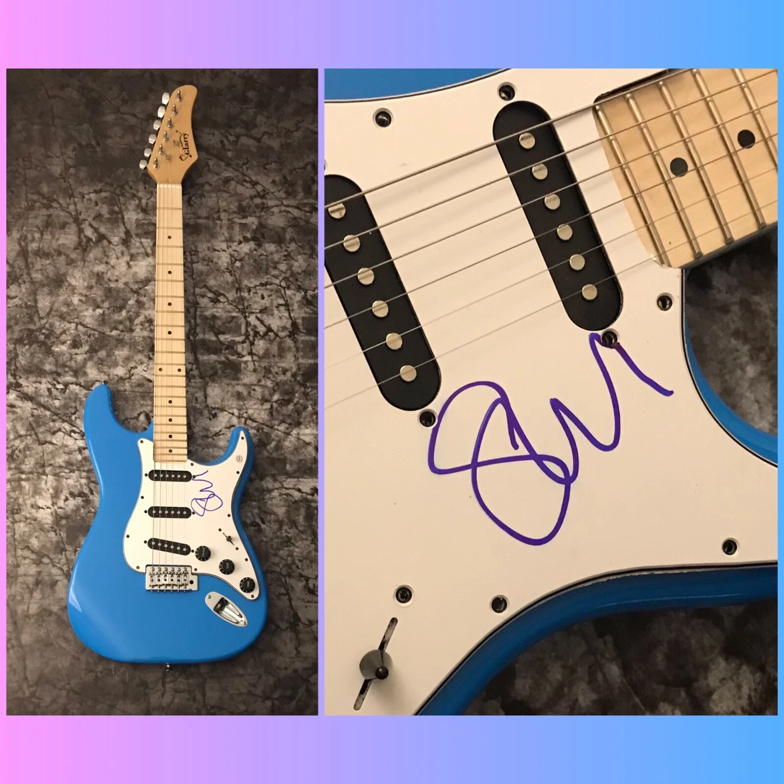 GFA Daisy Jones and the Six * SUKI WATERHOUSE * Signed Electric Guitar PROOF COA
