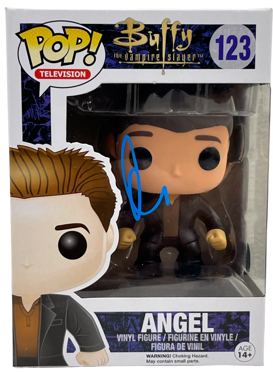 David Boreanaz Signed Angel Funko Buffy The Vampire Slayer 123 Autograph Beckett

