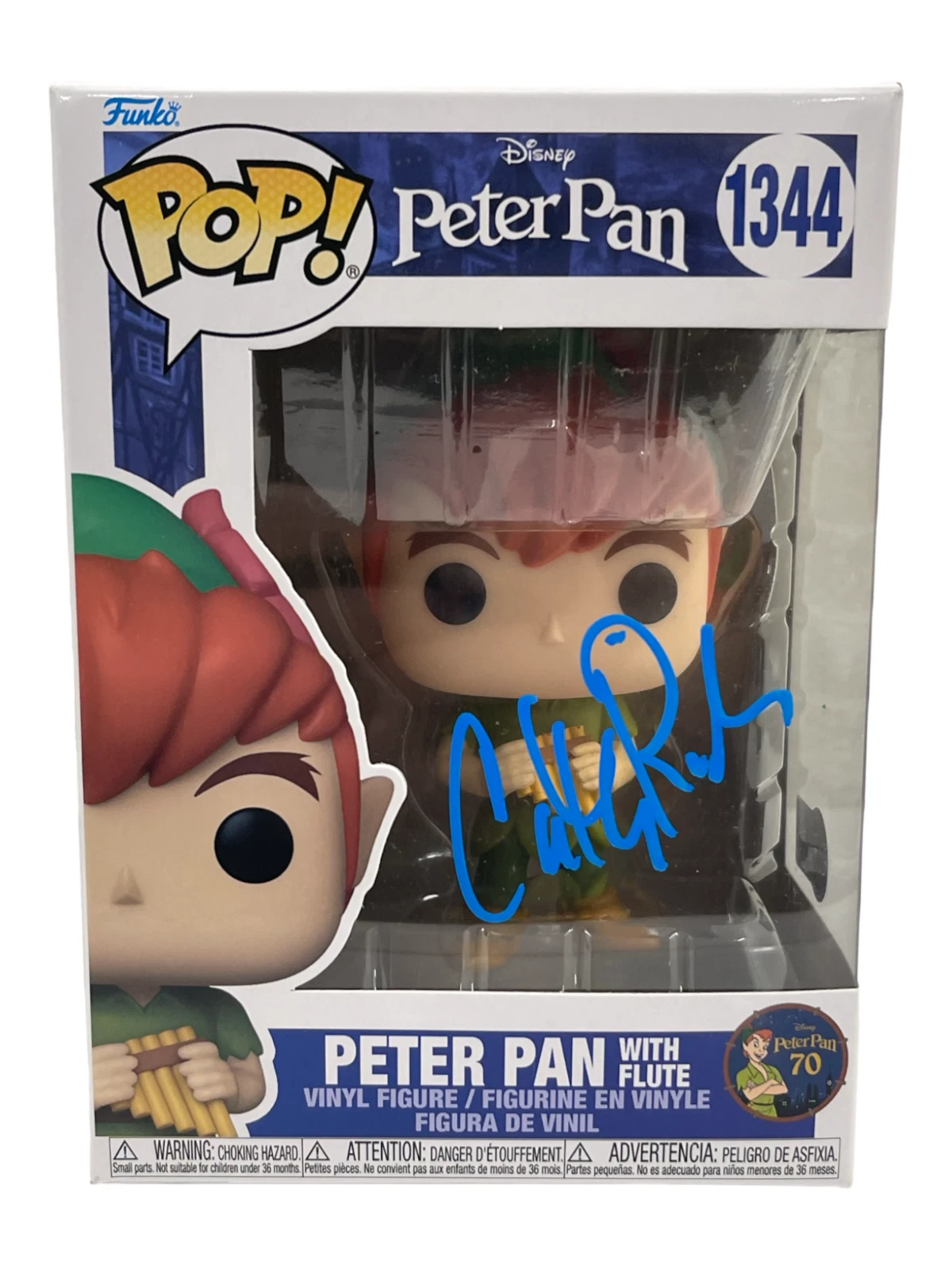 Cathy Rigby Signed Peter Pan 1344 Funko Disney Authentic Autograph Beckett
