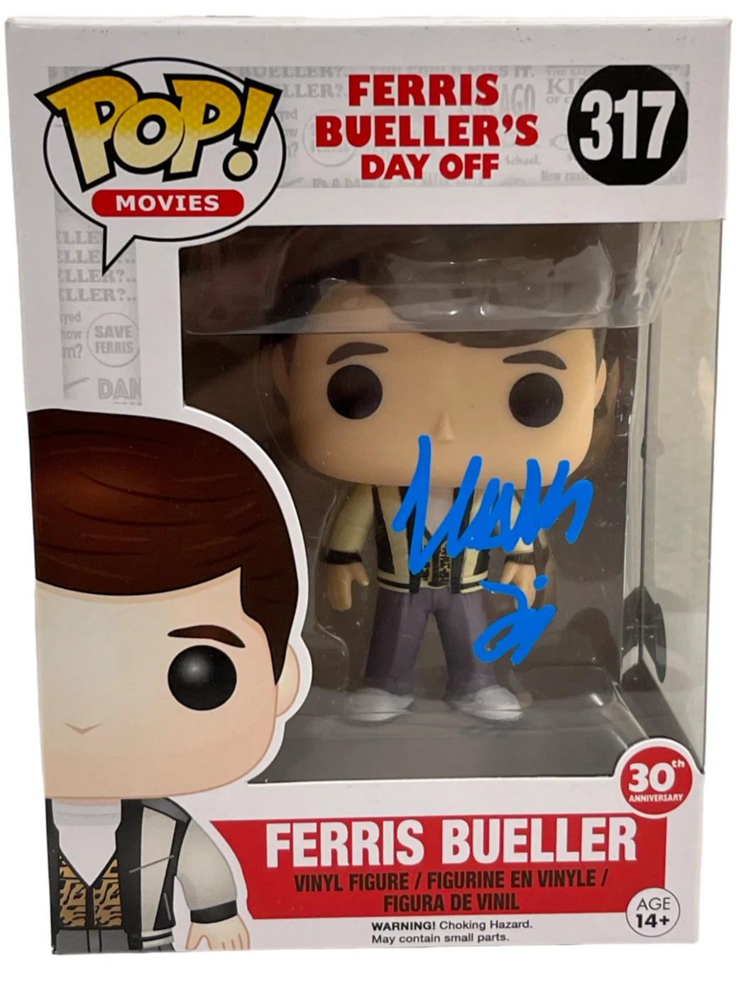 Matthew Broderick Ferris Bueller Signed Funko 317 Autograph Beckett
