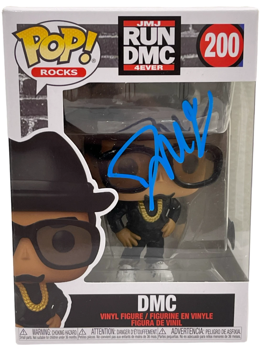Darryl McDaniels Run DMC Signed Funko Figure 200 Authentic Autograph Beckett
