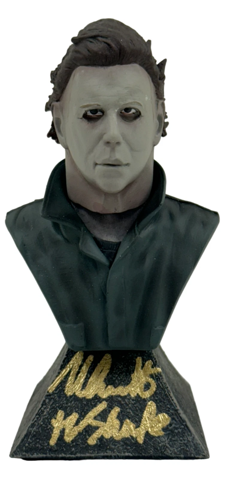 Nick Castle Signed Mini Bust Figure Halloween Michael Myers Autograph Beckett
