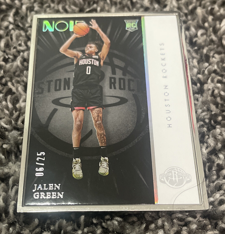 2021-22 Panini Noir Statement Edition #238 Jalen Green 6/25 RC SILVER Framed RC
