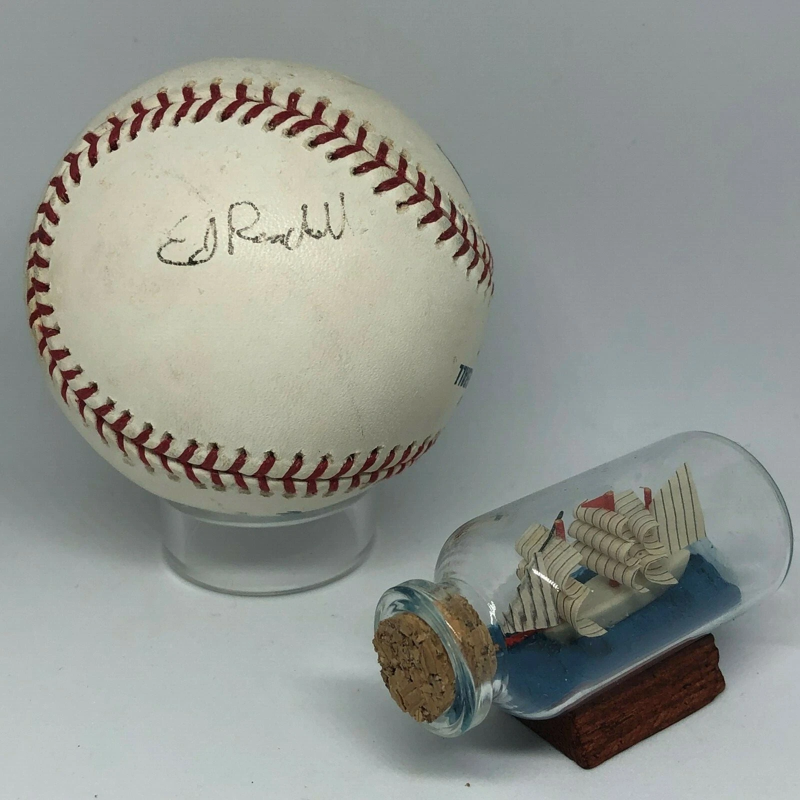 Governor Ed Rendell signed Rawlings OML Baseball JSA COA Eagles Phillies A1167
