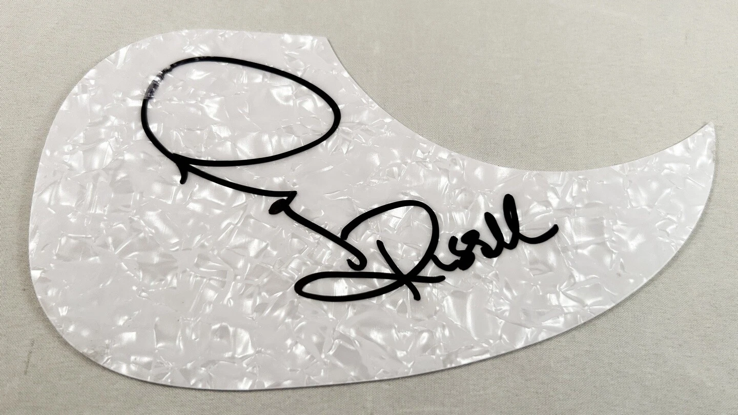 Russell Hitchcock Graham Russell Signed Acoustic Pickguard Air Supply 1 COA
