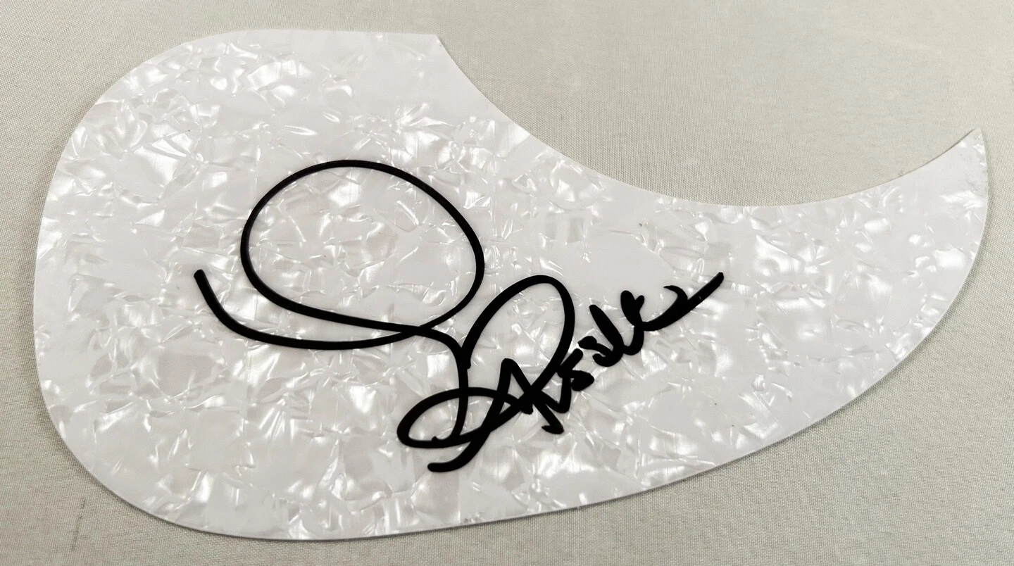 Russell Hitchcock Graham Russell Signed Acoustic Pickguard Air Supply COA
