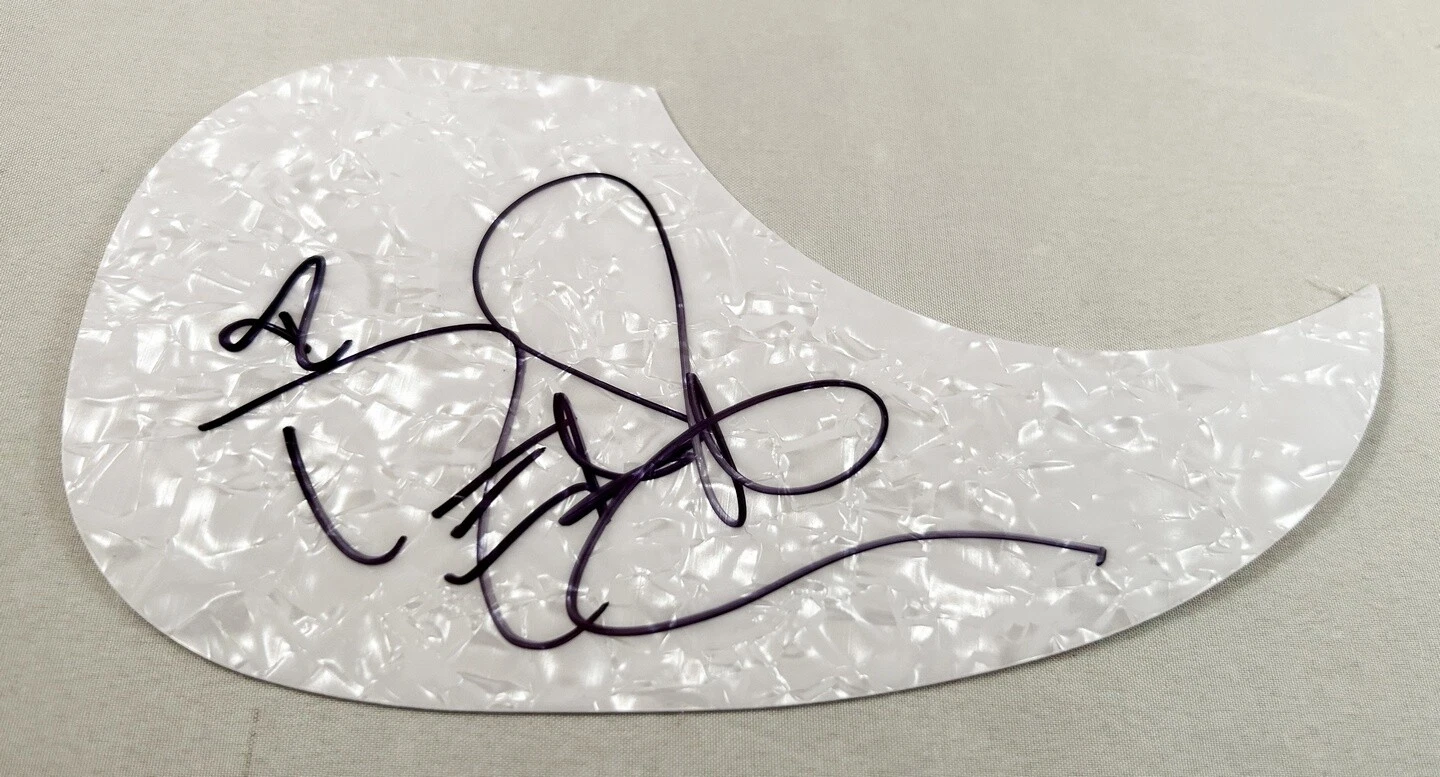 Deanna Carter Signed Acoustic Pickguard COA
