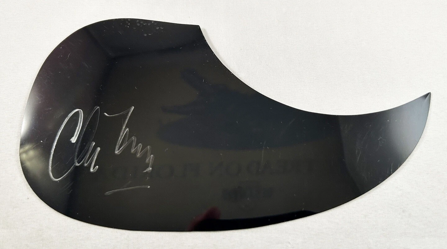 Chip Taylor Signed Acoustic Pickguard COA
