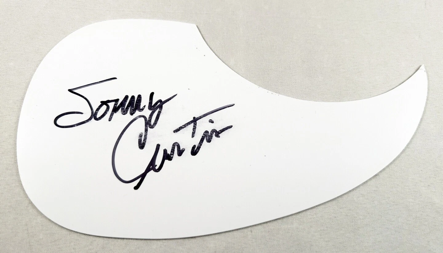 Sonny Curtis Signed Acoustic Pickguard COA
