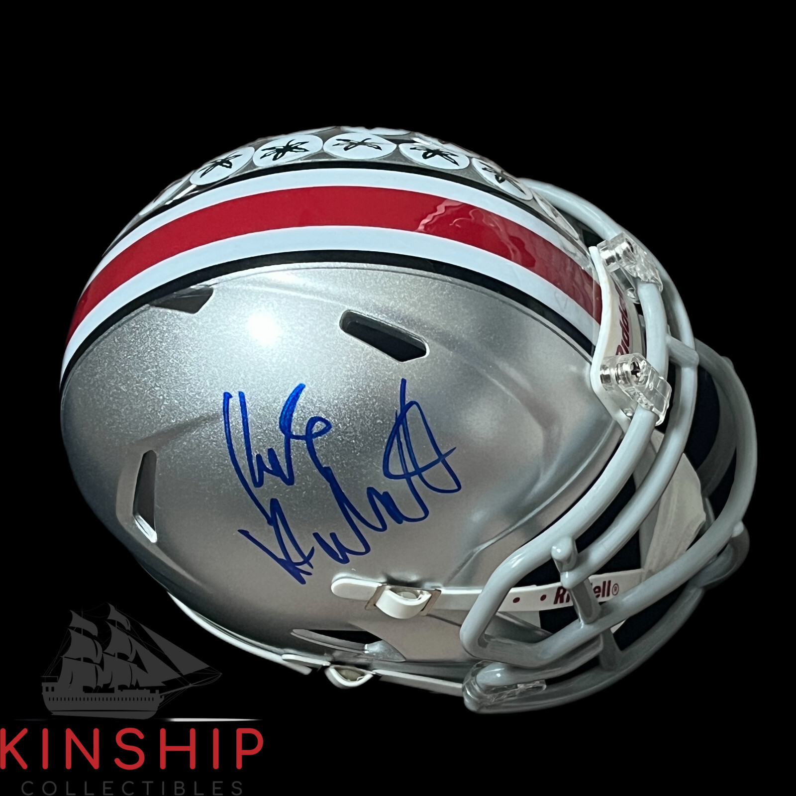 Kirk Herbstreit signed Ohio State Mini Helmet JSA COA Buckeyes Football Auto F77
