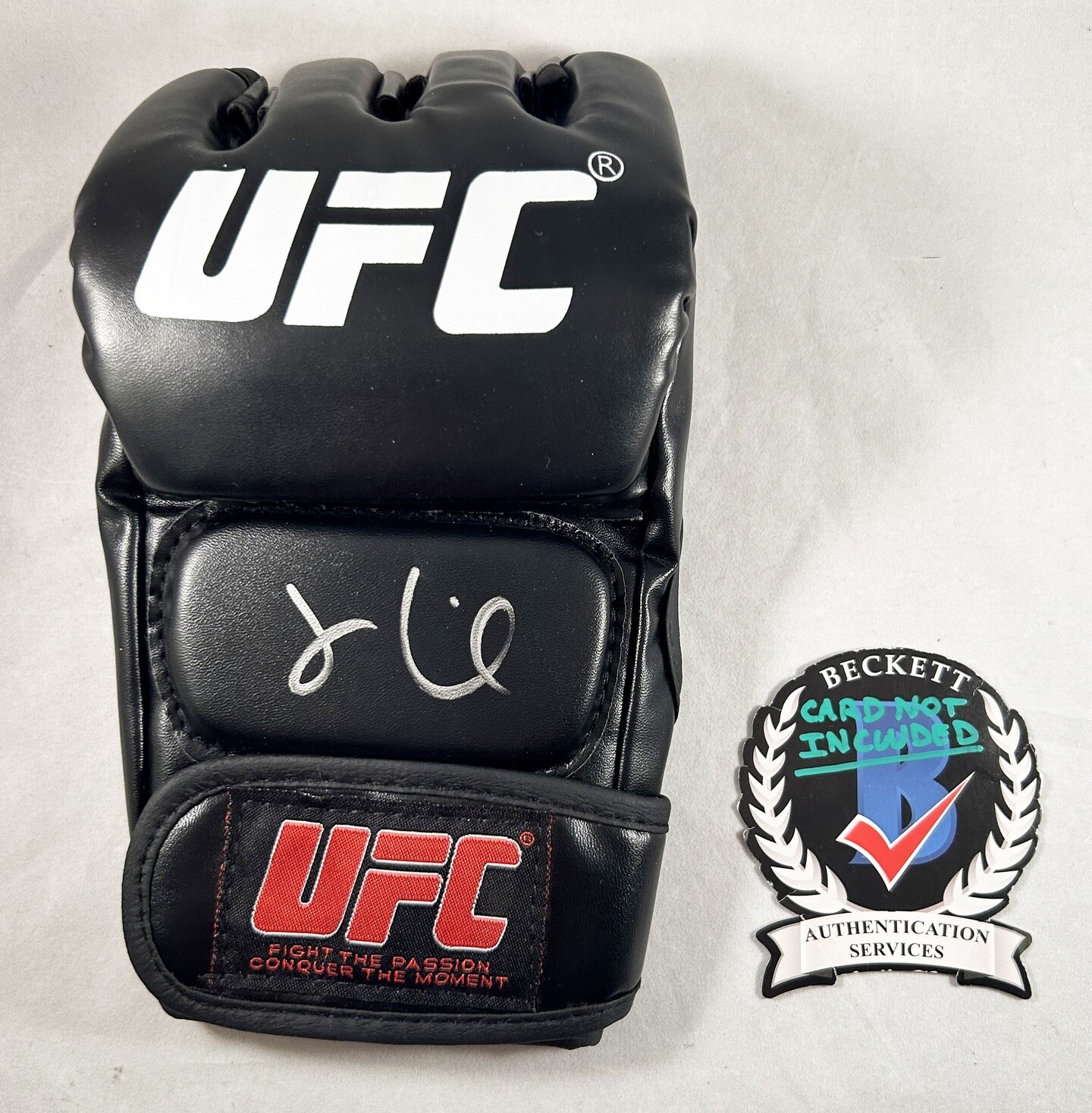 Jon Anik Signed UFC MMA Glove Beckett BAS COA
