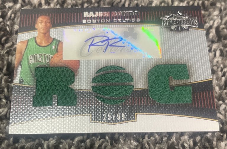2006-07 RAJON RONDO TOPPS TRIPLE THREADS ROOKIE SER # 25/99
 COLLECTIBLE MEMORABILIA
