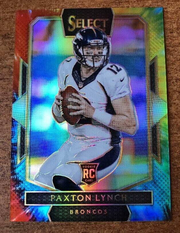 2016 SELECT PRIZM TIE DYE #206 PAXTON LYNCH /25 – NM-MT
 COLLECTIBLE MEMORABILIA