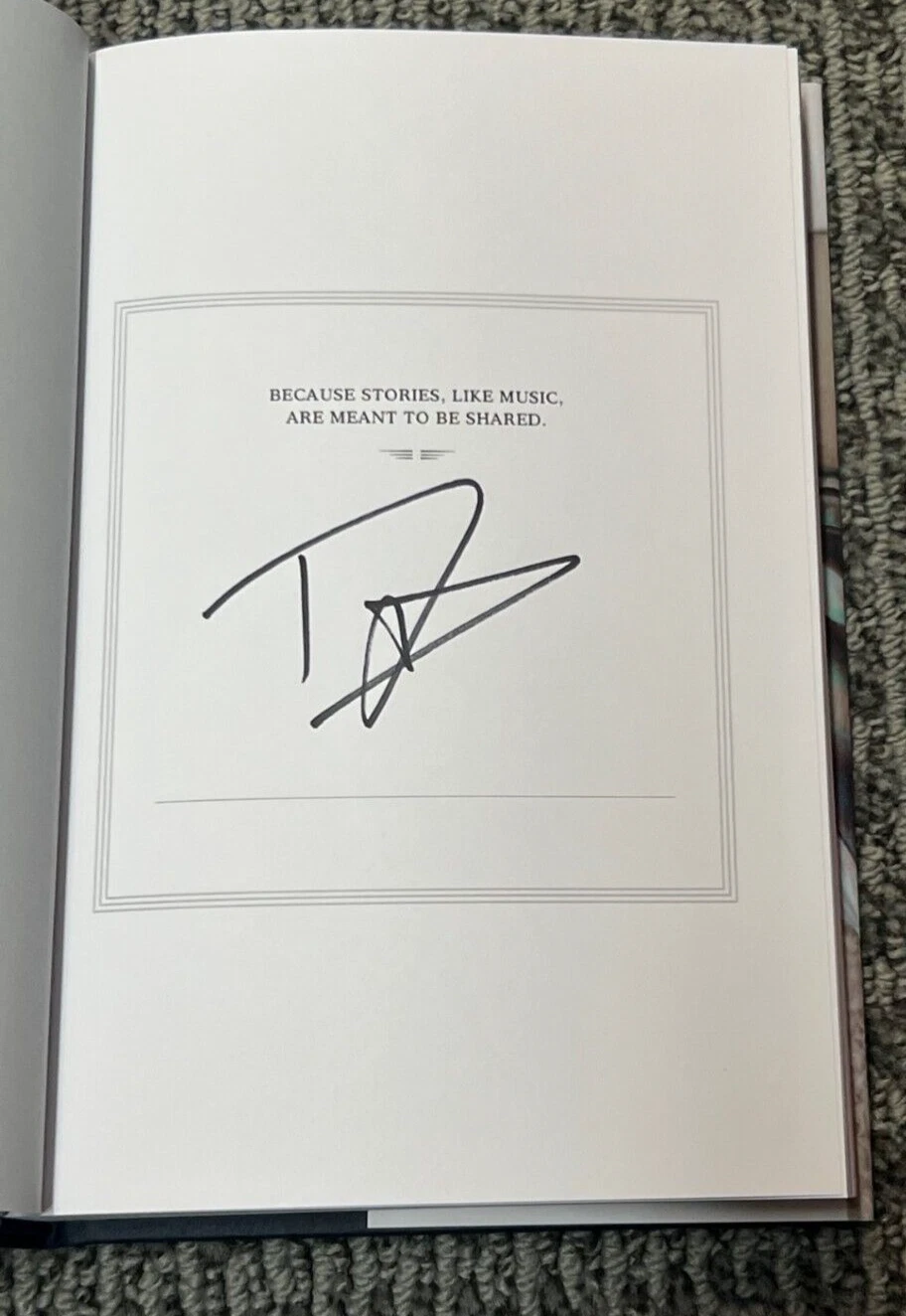 DAVE GROHL SIGNED AUTOGRAPHED The Storyteller 1st Edition Hardcover Book
