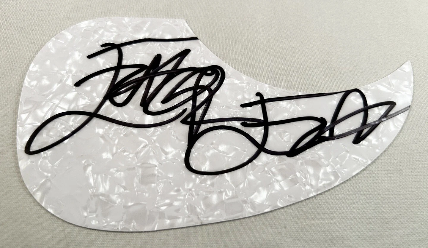 Flavor Flav Signed Acoustic Pickguard Public Enemy 1 COA
