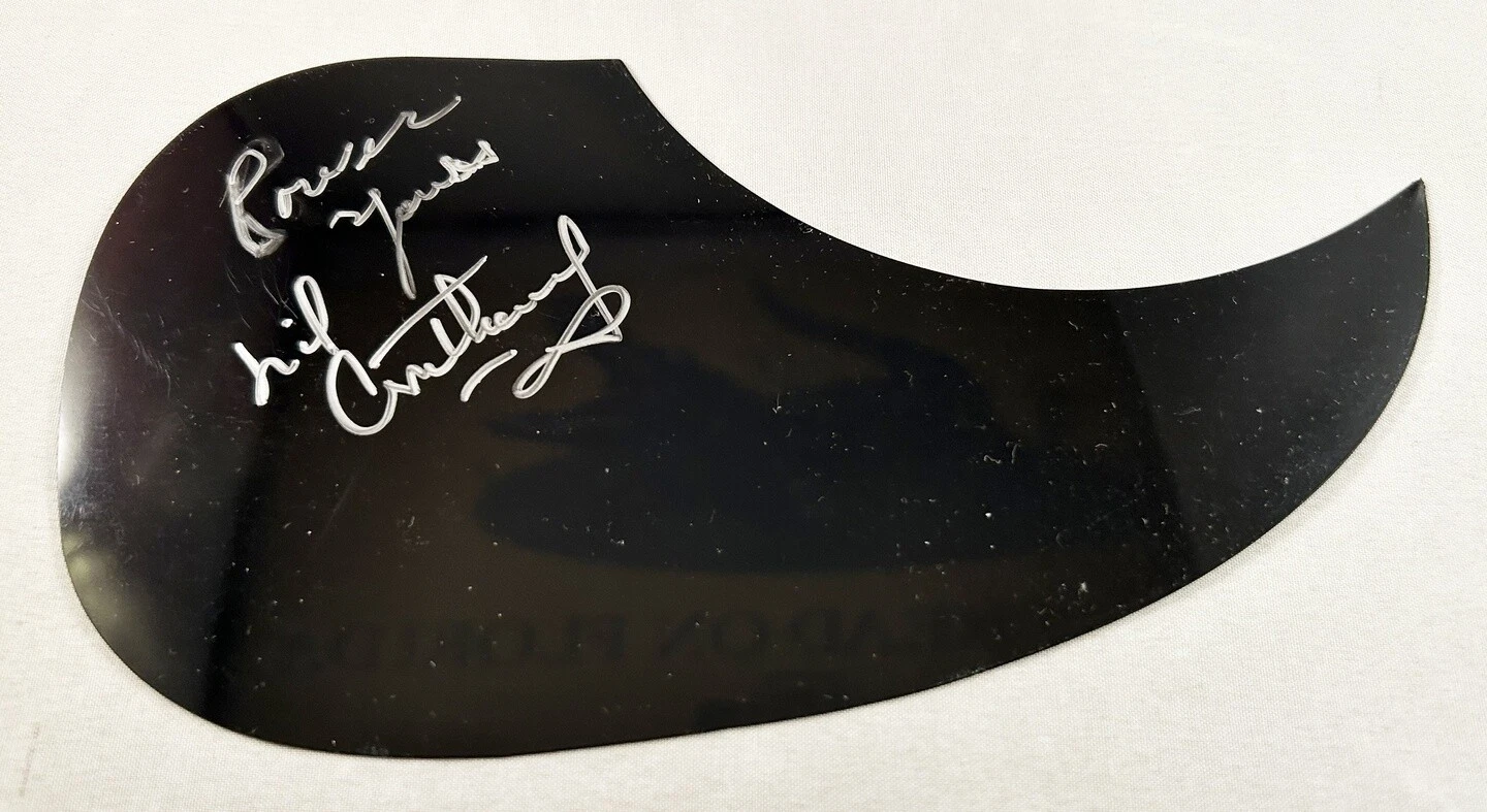 Lil Anthony Signed Acoustic Pickguard COA

