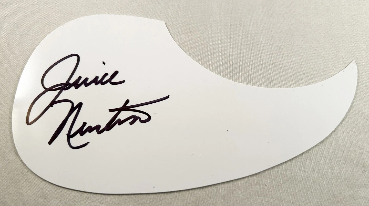 Juice Newton Signed Acoustic Pickguard COA
