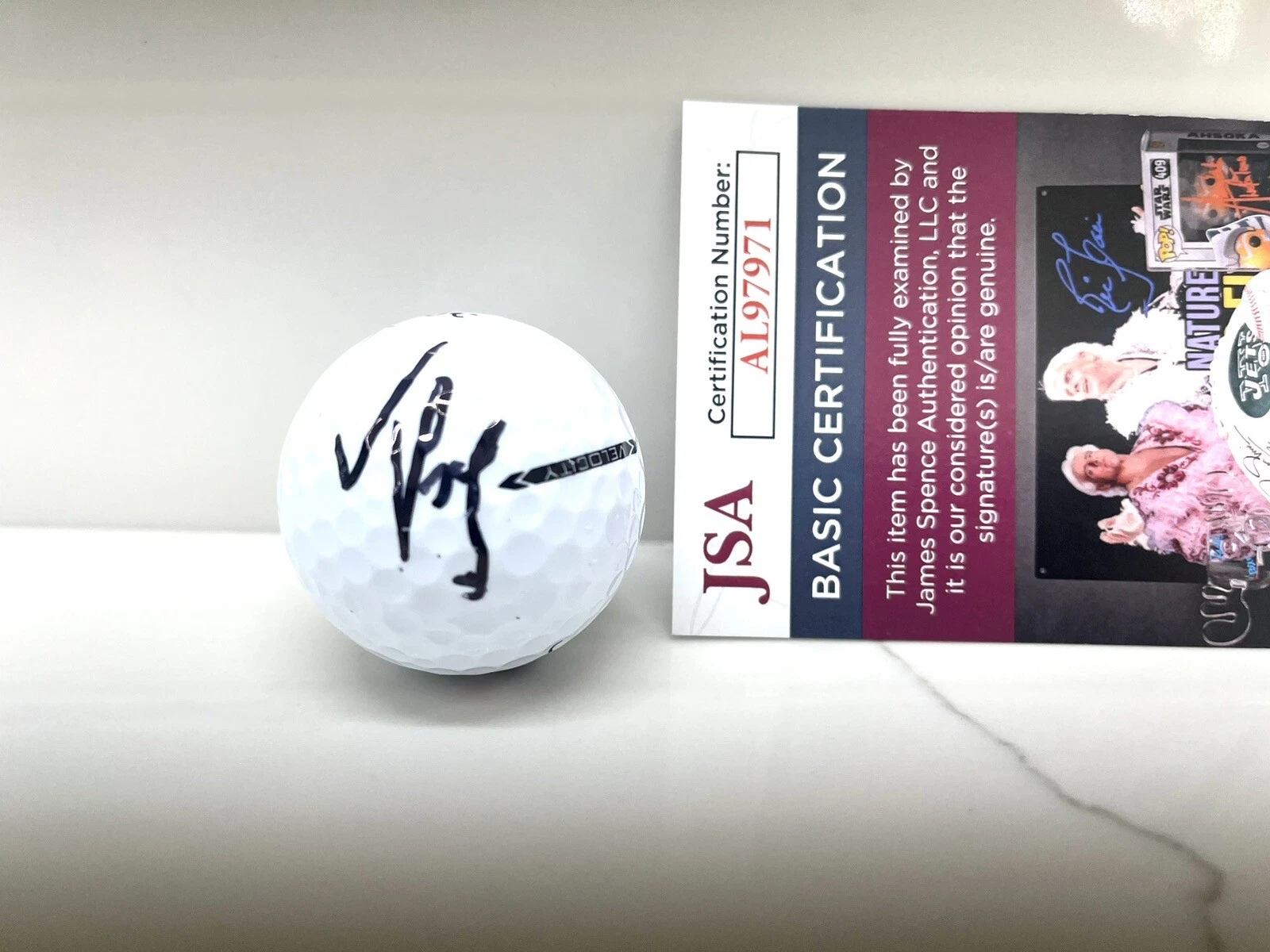 TOM KIM HAND SIGNED AUTOGRAPHED MASTERS LOGO GOLF BALL JSA CERT AL97971 #1
