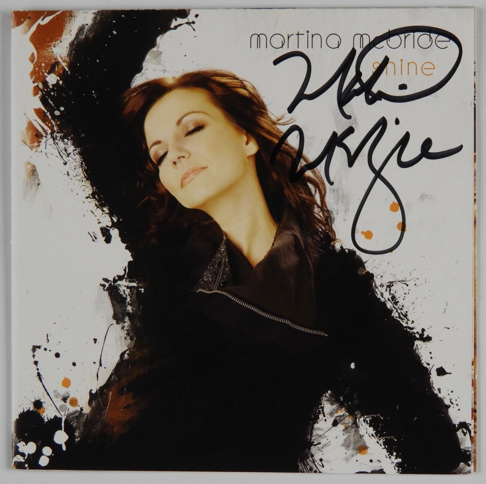 Martina McBride JSA Signed Autograph CD Booklet Shine
