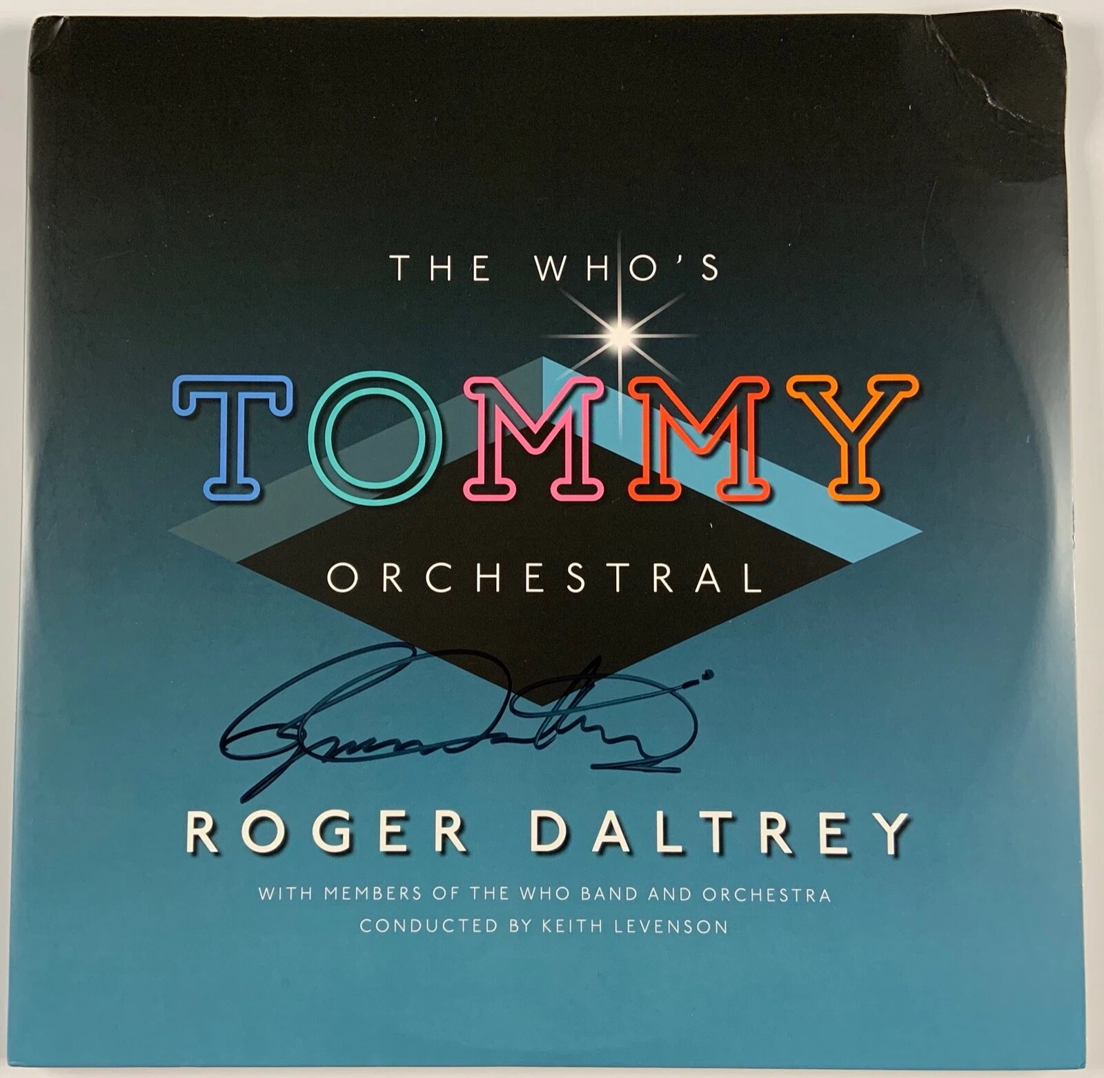 Roger Daltrey The Who Signed JSA Autograph Signed Album Tommy Ochestral
