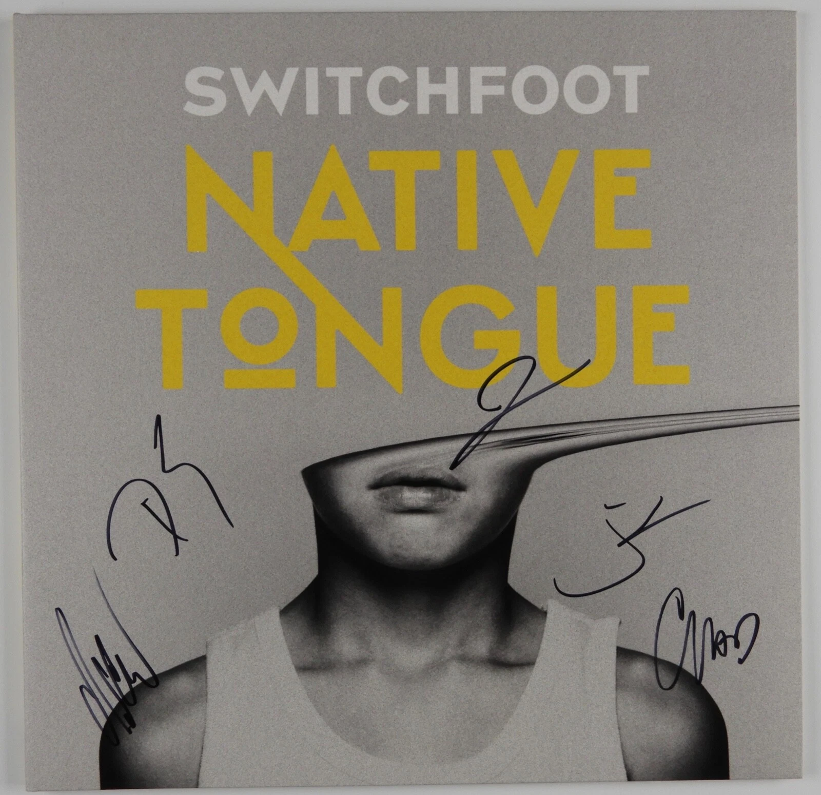 Switchfoot Fully Signed JSA Autograph Signed Album Record Native Tongue
