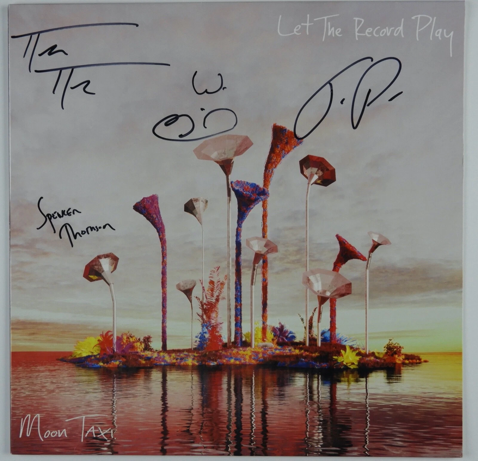 Moon Taxi Signed Autograph JSA Vinyl Record Album Fully Signed Let The Play
