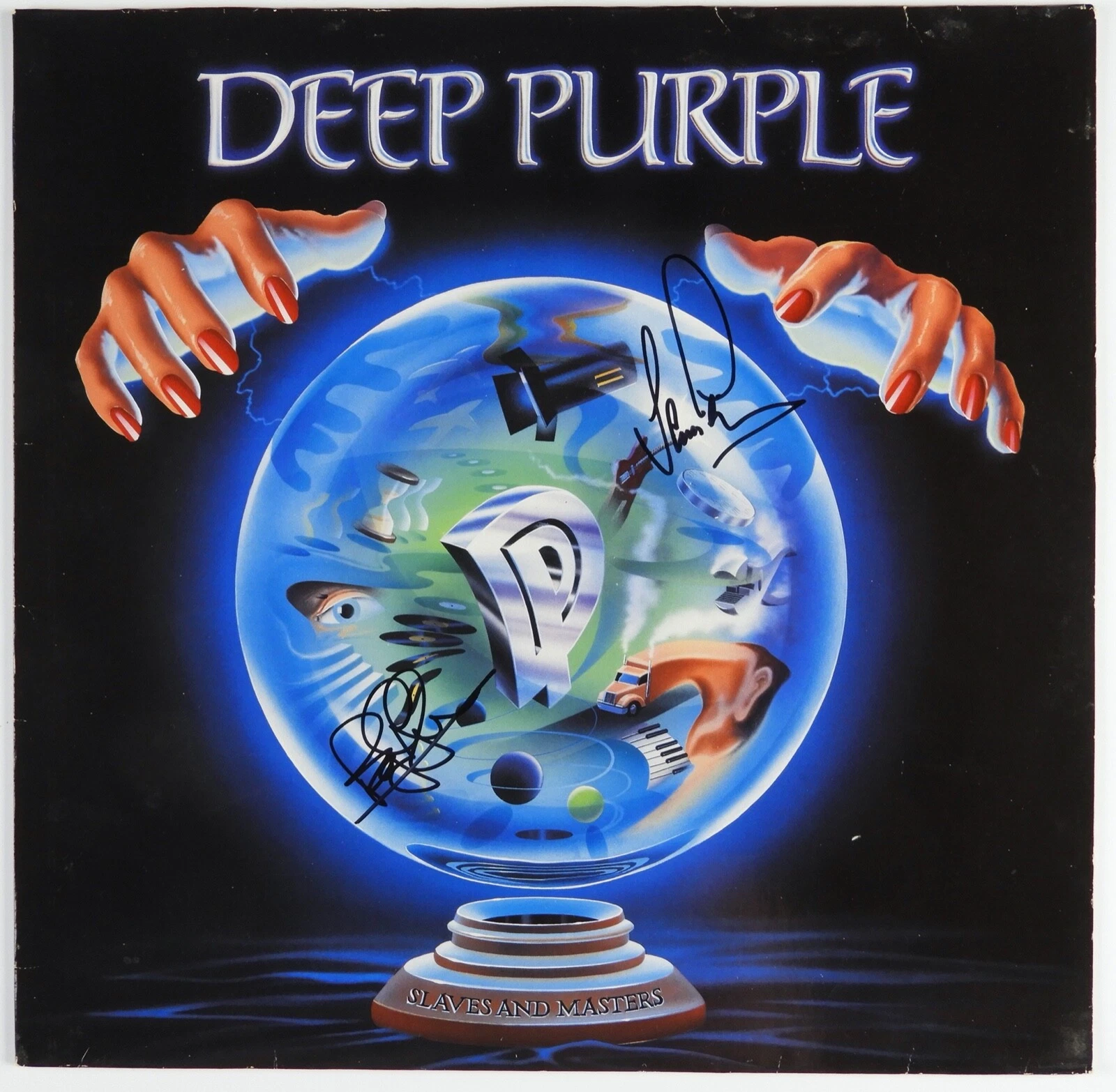 Deep Purple JSA Signed Autograph Album Vinyl Record Roger Glover Ian Pacie
