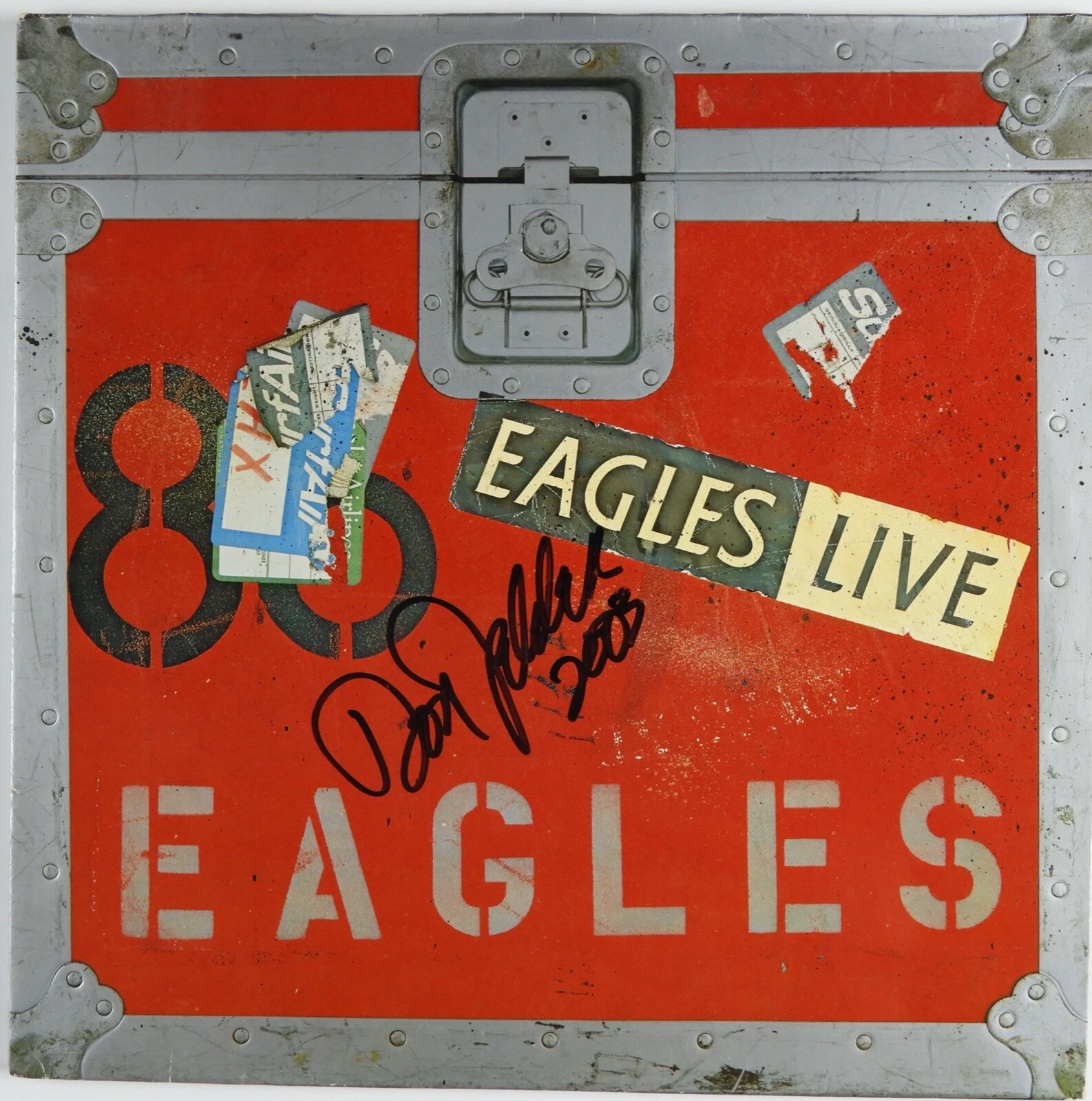Don Felder Eagles JSA Signed Autograph Album Vinyl Record Live
