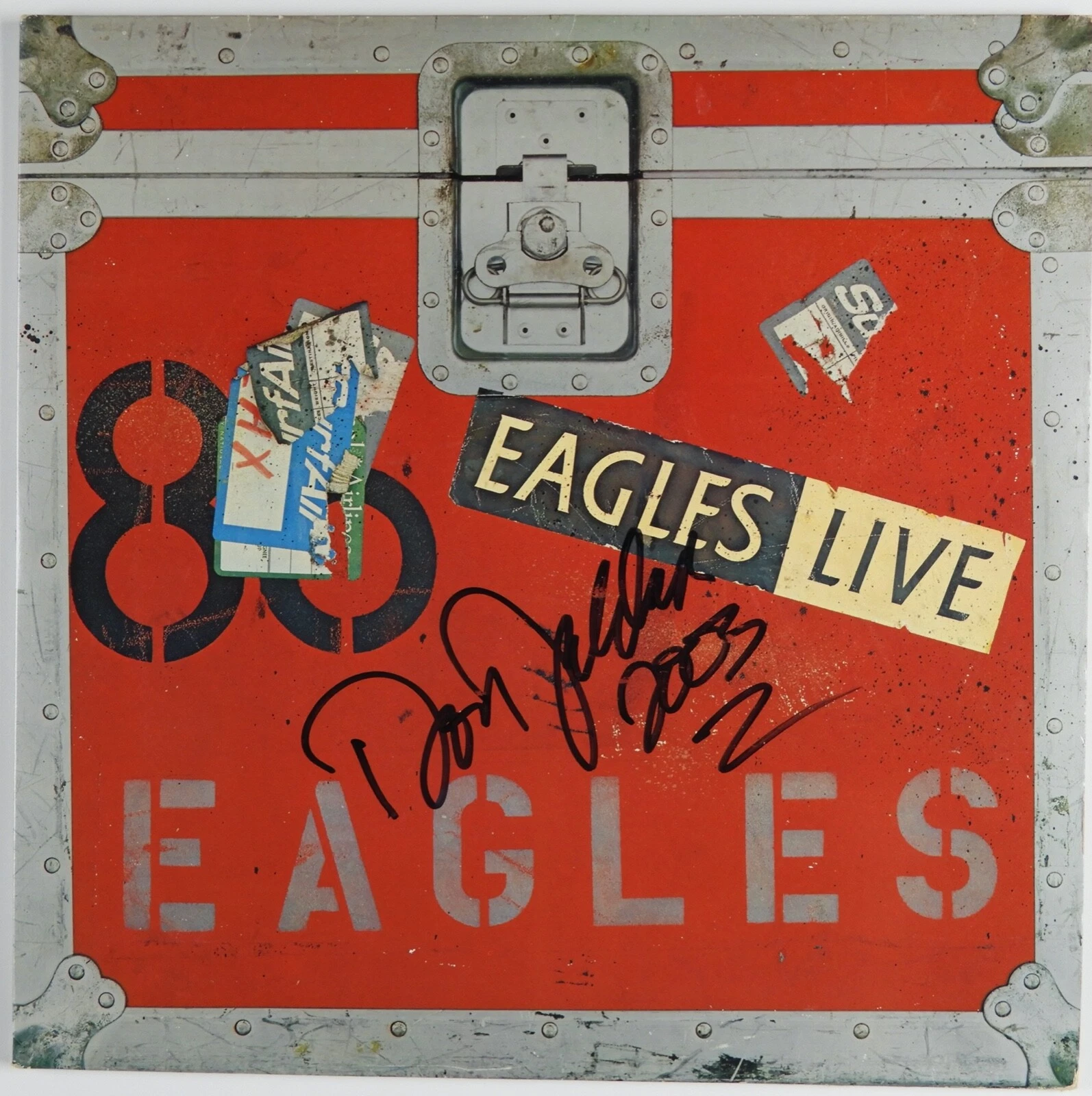 Don Felder Eagles JSA Signed Autograph Album Vinyl Record Live

