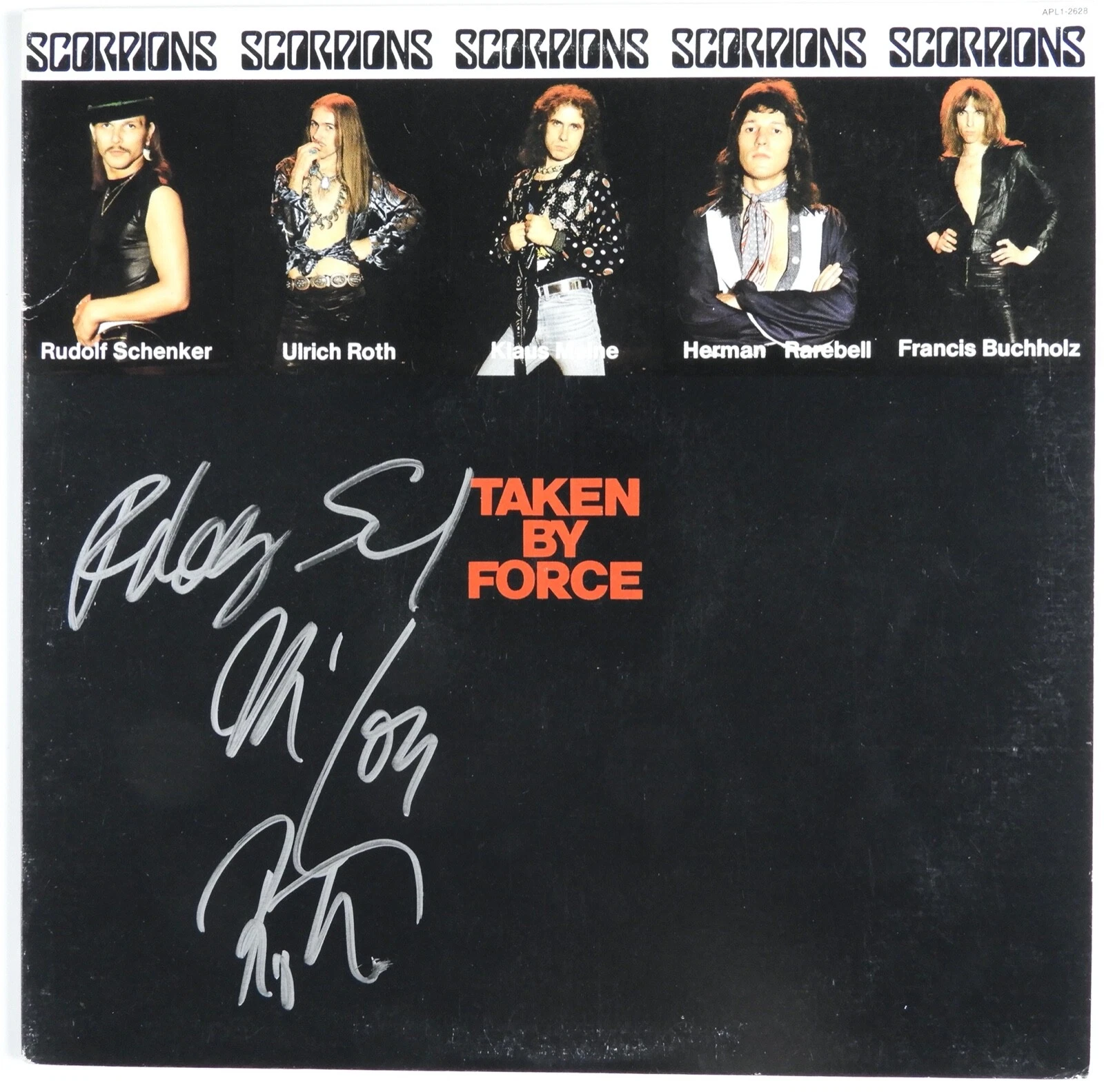 Scorpions JSA Signed Autograph Album Vinyl Record Rudolf Schenker Uli Jon Roth
